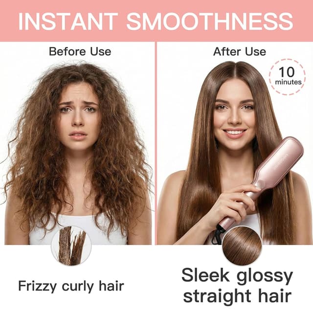 Thumbnail 2 de MEGAWISE Straightener Brush hair straightener 💇♀