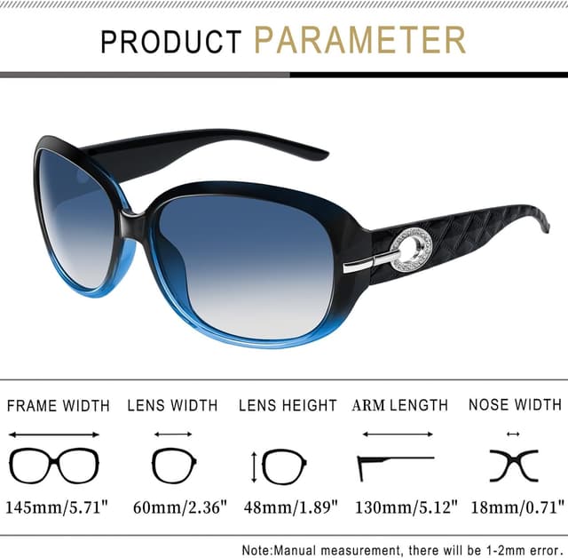 Thumbnail 3 de Joopin Occhiali da Sole Donna Polarizzati 60 mm