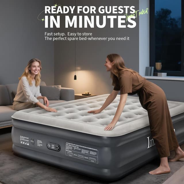 Thumbnail 5 de InnoTruth Air Mattress Queen 18" inflatable bed