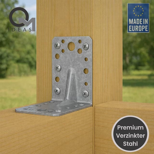 Detalle 2 de OMIDEAS Winkelverbinder mit Sicke 90 x 90