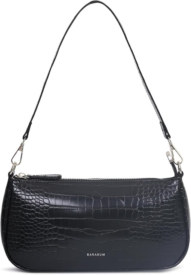 Detalle 1 de Barabum Retro Classic Clutch-Shoulder Tote Handbag with Zipper Closure