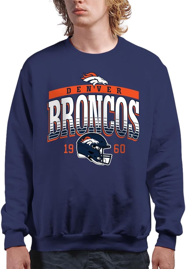 Detalle de Junk Food X NFL Mighty Officially Licensed Adult Crewneck Fleece Sweatshirt