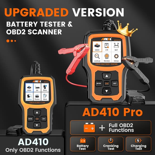 Detalle 2 de ANCEL AD410 PRO 12V OBD2 Scanner