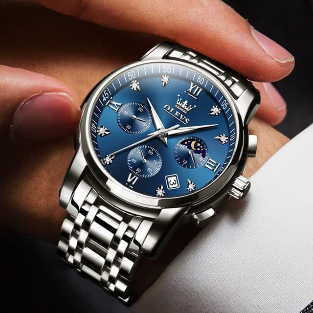 Detalle 2 de OLEVS Men Diamond Business Watch