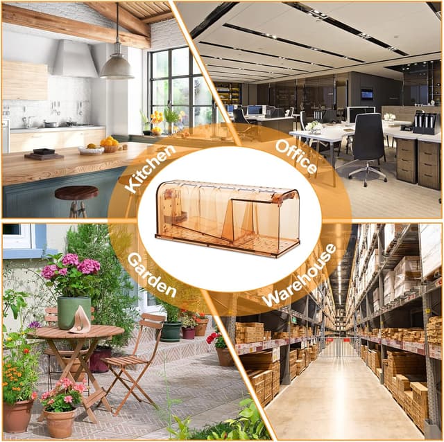 Thumbnail 6 de TAKRINK Trappola per Topi Non Letale 2 pz