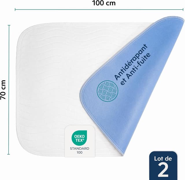 Detalle 2 de Dreamzie Protege Matelas 70 x 100 cm absorbant