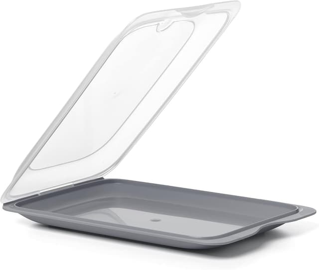 Thumbnail 1 de Tatay Fresh – set di 3 porta affettati per frigorifero, impilabili e senza BPA (grigio)