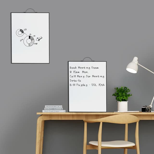 Detalle 2 de ANLIOTE Small Hanging Whiteboard 40 x 30 cm