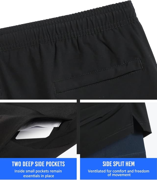 Thumbnail 5 de maamgic 5" Gym Running Shorts 2-in-1