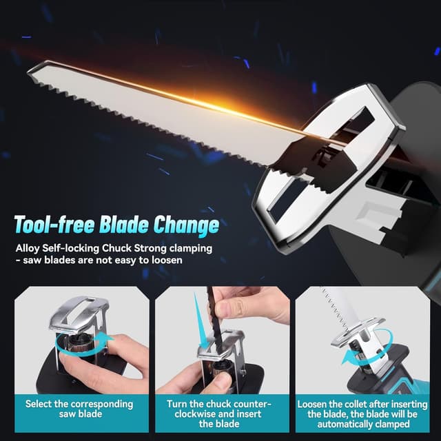 Thumbnail 4 de Yofuly Scie Sabre Sans Fil 21V 3000 SPM