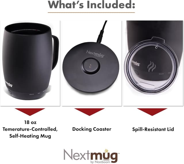 Detalle de Nextmug Plus 18 oz Temperature-Controlled Mug