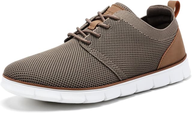 Thumbnail 6 de LEZTA Herren Anzugschuhe & Sneaker-Oxfords mit atmungsaktivem Mesh-Strick – rutschfest, bequem