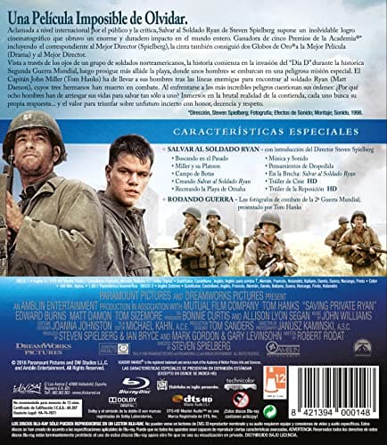 Detalle 2 de Salvar Al Soldado Ryan Blu-ray