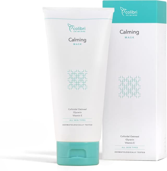 Detalle de Colibri Skincare CALMING MASK (150 ml) – maschera viso idratante, nutriente e purificante