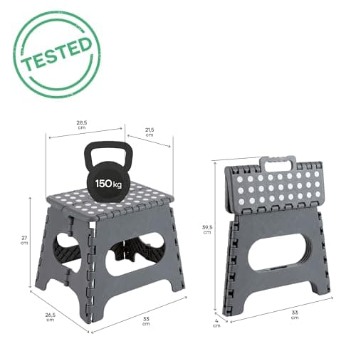 Detalle 2 de ARREGUI TB-027-G Taburete plegable 27 cm