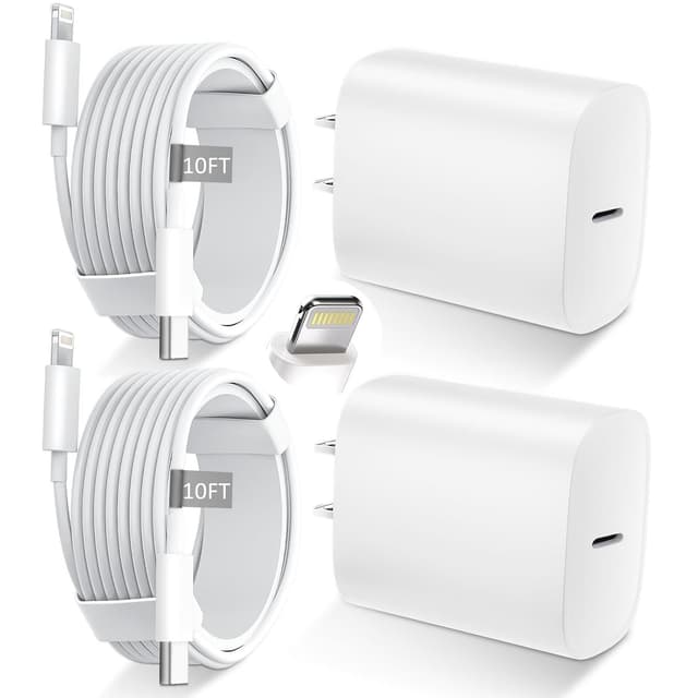 Detalle de iPhone 14 Charger 20W USB‑C with 10ft Lightning Cable