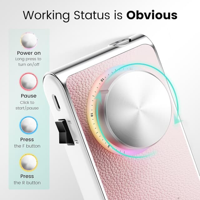 Detalle 2 de L'UGX Professional Cordless Nail Drill (30000RPM) – Rechargeable Electric E-File Kit for Acrylic & Gel