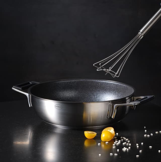 Detalle 2 de RÖSLE Batidor Gourmet 27 cm, Acero Inoxidable, Lavavajillas ⚙