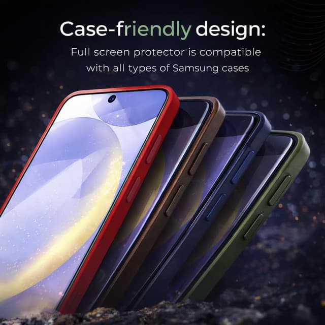 Detalle de Deppa Lot de 2 anti-espion pour Samsung S26 (6,3”) – Verre trempé avec kit de pose facile