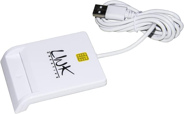 Detalle 2 de CeO-Tech Link Accessori LKCARD02 intérieur – lecteur de cartes à puce USB 2.0 blanc