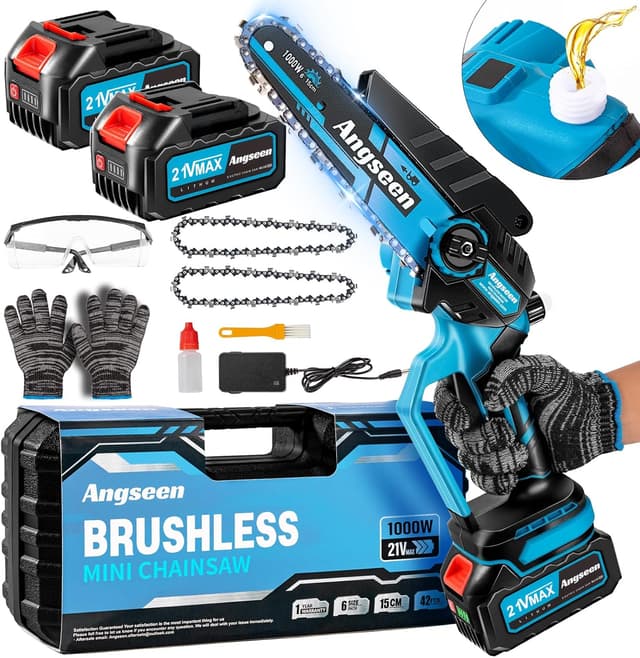 Detalle de Akku Mini-Kettensäge 6 Zoll 1000 W