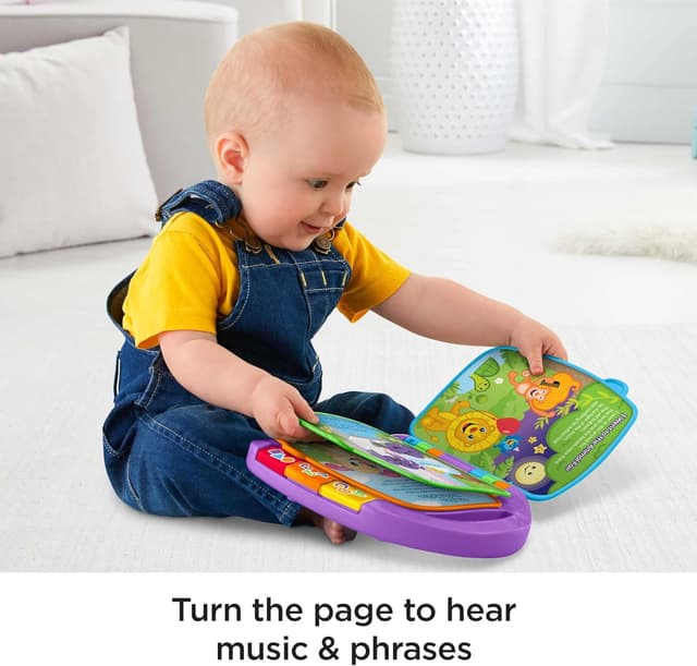 Detalle de Fisher-Price Storybook Rhymes Learning Toy (Laugh & Learn) UK English Version – CDH26