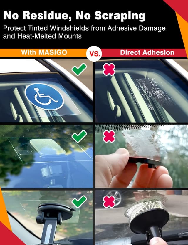 Detalle de Car windscreen parking permit holder 6 pack