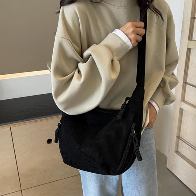 Thumbnail 3 de Jiliyote Umhängetasche Damen cord Schwarz