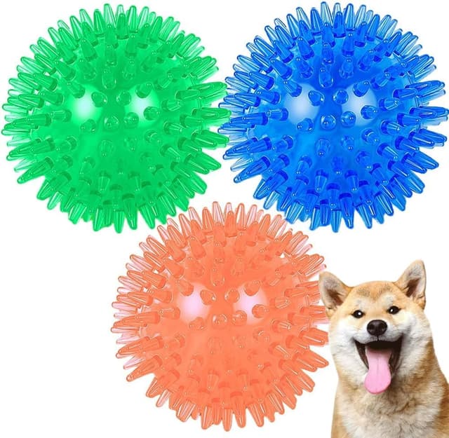 Detalle de Speedy Panther 9cm squeaky dog ball pack