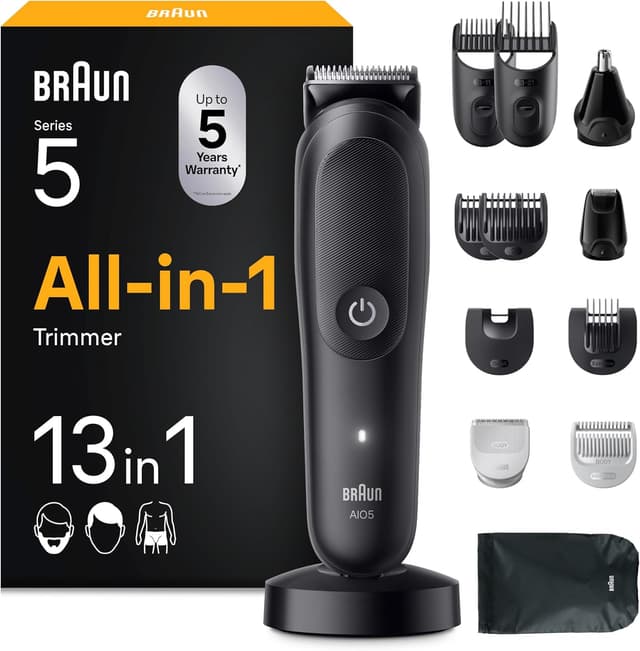 Detalle de Braun Series 5 AIO5565 rifinitore 13in1 per barba e capelli