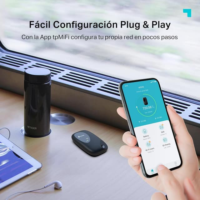 Detalle 2 de TP-Link M7000 Router 4G móvil 150 Mbps