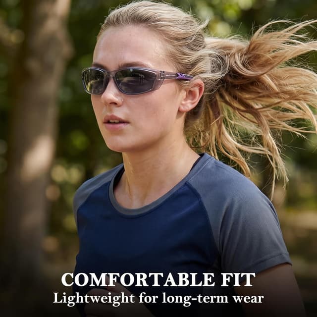 Detalle de Myiaur photochromic running sunglasses with polarised UV400 lenses