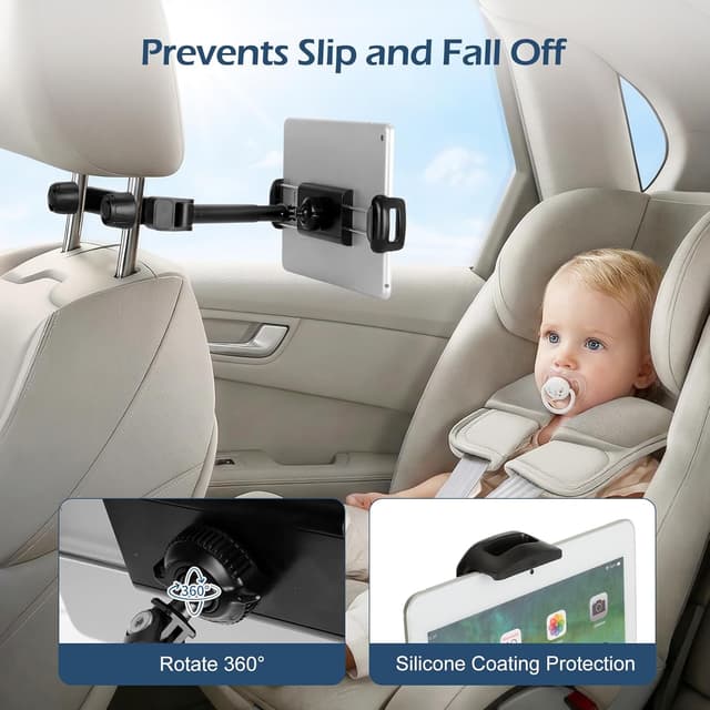 Thumbnail 5 de VINATO Soporte Tablet Coche iPad 360°