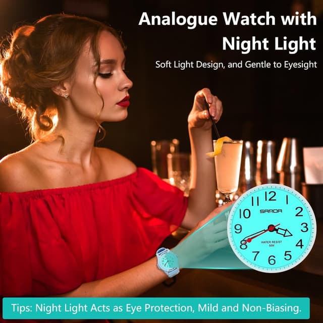 Thumbnail 5 de OFFCUP Montre Sport Femme Montre Quartz 50M