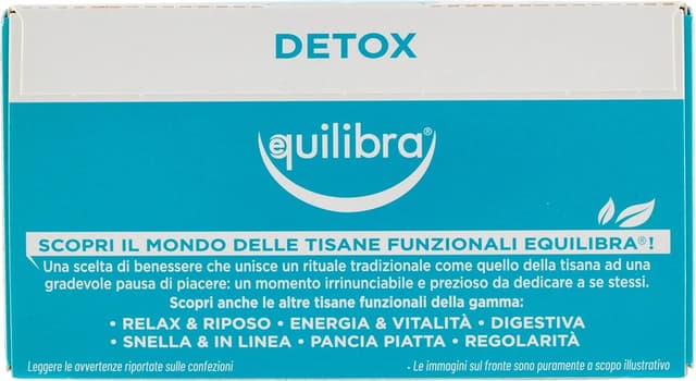 Thumbnail 6 de Tisana Detox Equilibra con aloe, ortica, bardana, betulla e tarassaco (3 pezzi, 15 filtri)