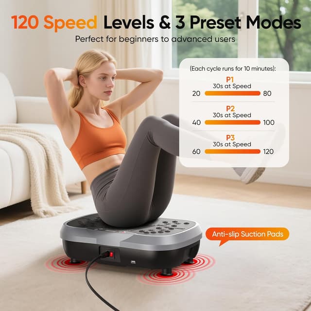 Thumbnail 3 de Kidken Vibrationsplatte Ganzkörper-Workout