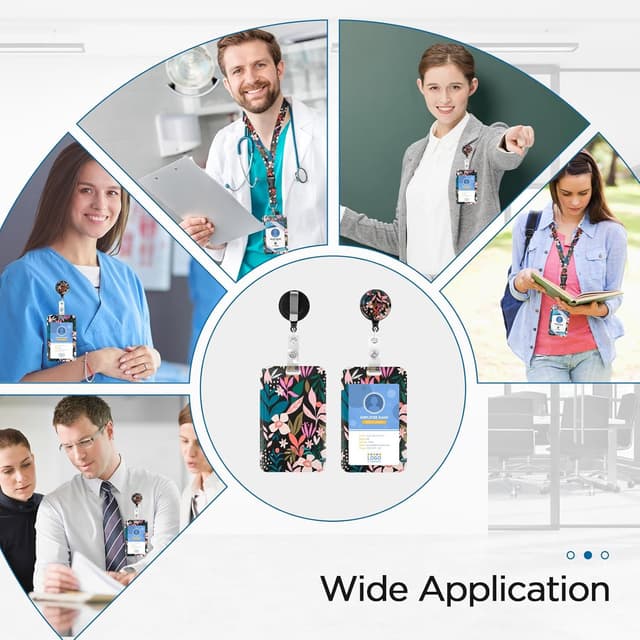 Thumbnail 6 de Cozary Porta Badge Floreale da Collo