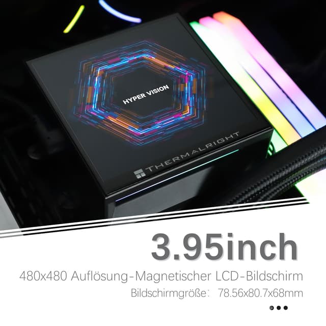 Detalle de TR-Thermalright Hyper Vision 360 cooler liquido 360 mm