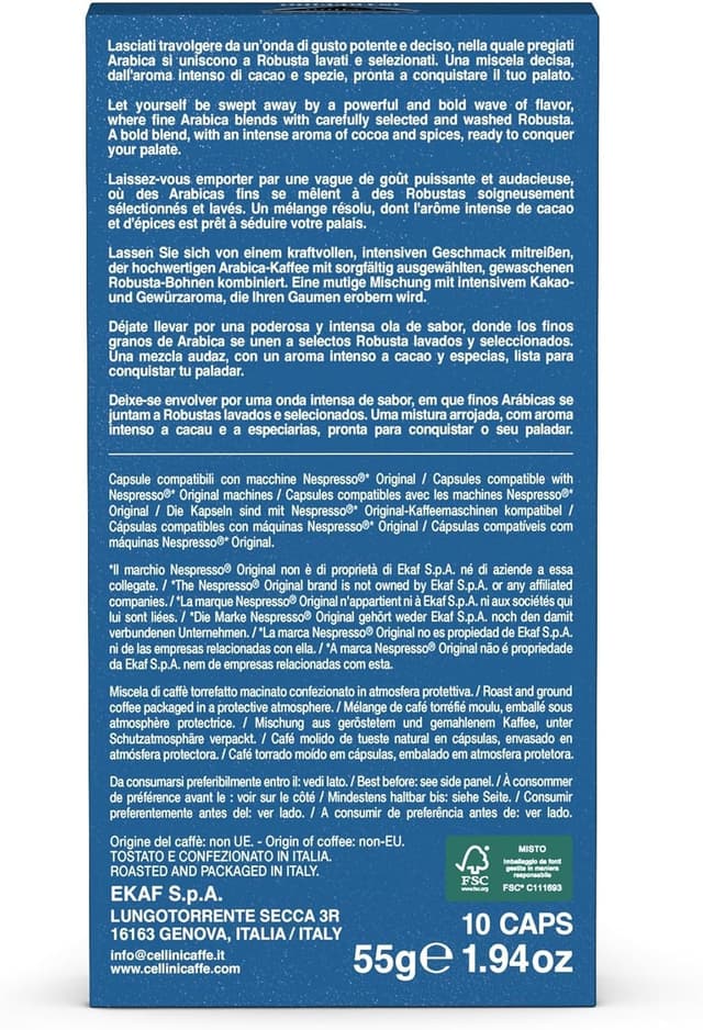 Thumbnail 3 de Café Cellini Alu Intrepido ☕️ 100 Cápsulas Compatibles Nespresso