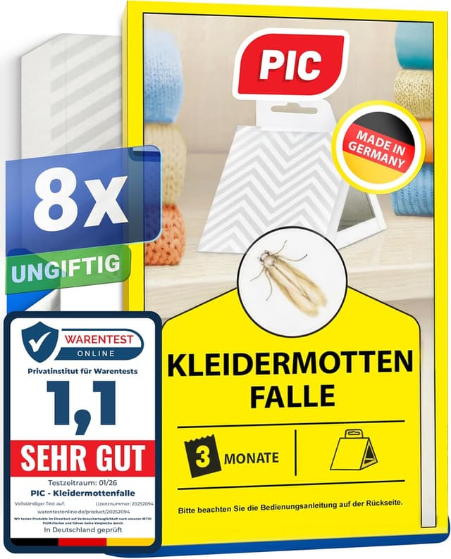 Detalle de PIC Kleidermottenfalle Mottenschutz Kleiderschrank