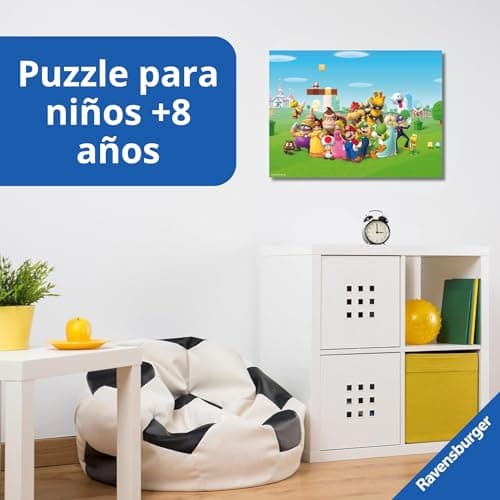 Detalle de Ravensburger Puzzles XXL Super Mario — 200 piezas 🧩