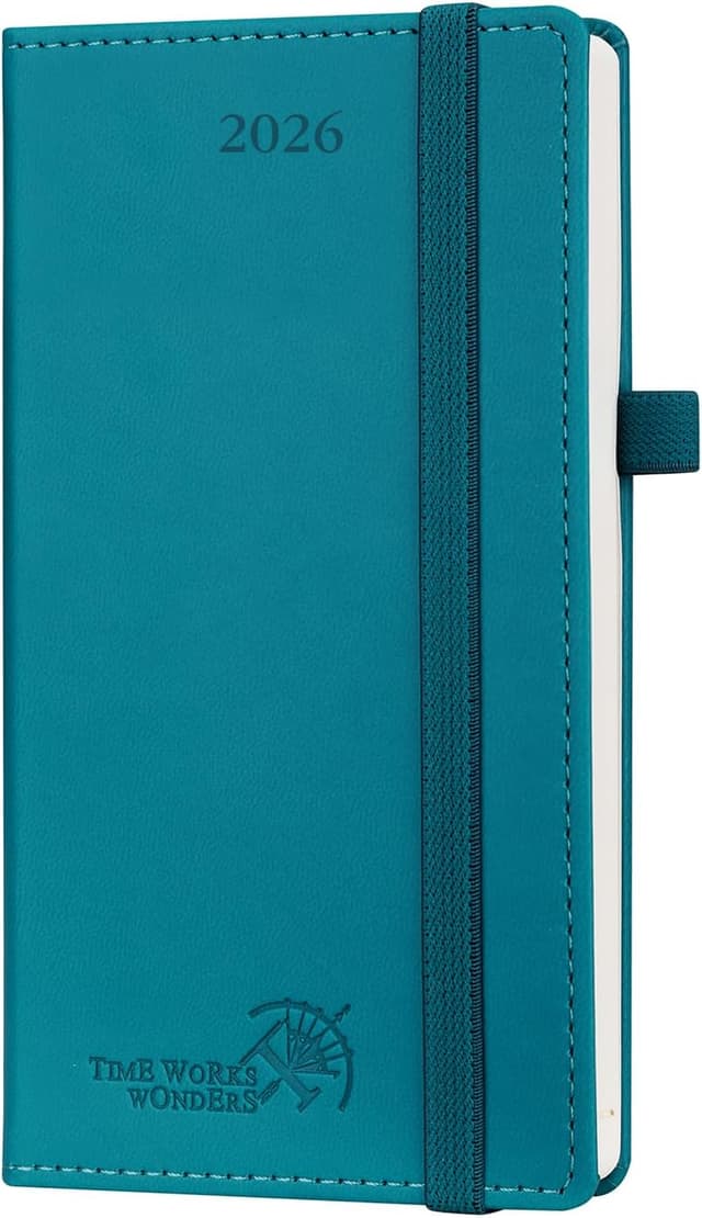Detalle de POPRUN Slim 2026 Pocket Diary 16.5×9 cm 📓
