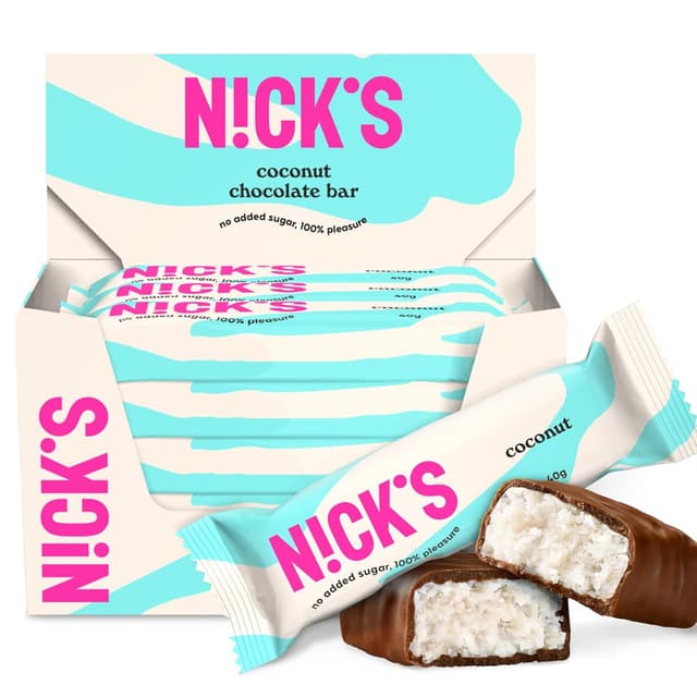 Detalle de NICKS Keto Riegel Coconut