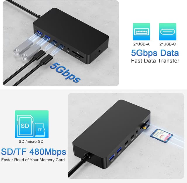 Thumbnail 5 de Surface Dock 12-in-1 Triple Display Dock