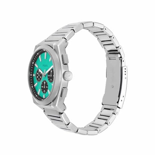 Thumbnail 2 de Fossil Everett Reloj cronógrafo plateado verde azulado