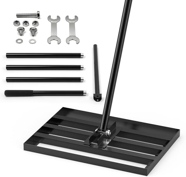 Detalle de DoXtreme Leveling Rake Rastrello Livellatore 2 in 1 per prato 210 x 43 x 30 cm