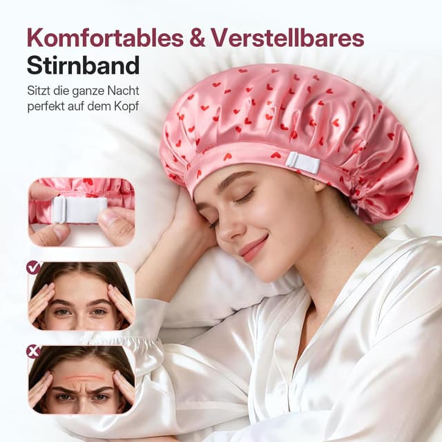 Thumbnail 3 de LitBear Satin Schlafmütze Bonnet