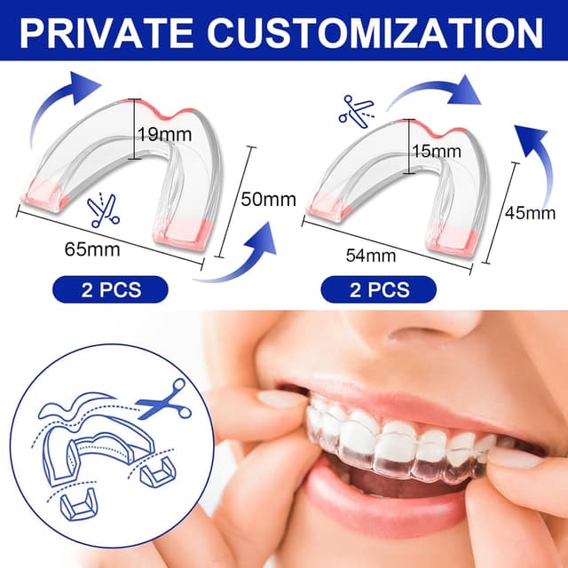 Thumbnail 1 de Set 4 férulas antirronquidos reutilizables
