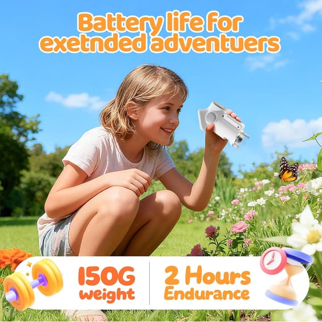 Thumbnail 4 de HEWEIMEI 1600X Microscopio digitale portatile 2" per bambini 🔬