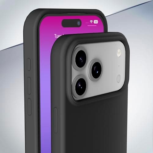 Detalle de Cellularline Sensation Funda silicona iPhone 17 Pro negra